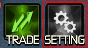 The setting button in Broken Blade