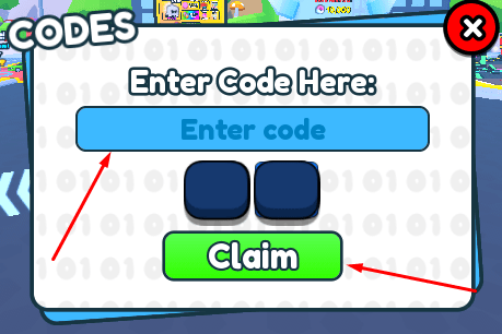 The Enter code box and Claim button in +1 Car Training