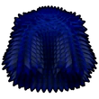 Blue Spikey Coat in Blox Fruits