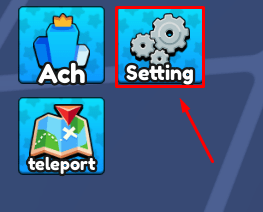 Battle Cat Training settings button