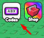 The "Codes" button in My Brainrots Tycoon