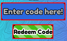 Baby Kicking Simulator enter codes box and redeem code button