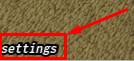 hus from clark settings button