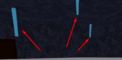 Blox Fruits Saber Puzzle ice stalactites example