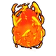 A Flaming Egg in Ride A Pet