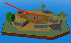 Blox Fruits Blue Flower spawn location 5
