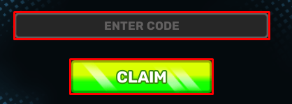 Anime Story enter codes box and claim button