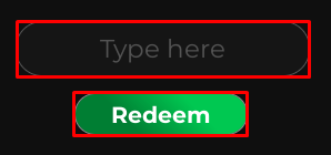 Car Driving Indonesia enter codes box and redeem button