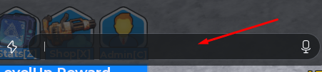 Chatbox to redeem codes in MECH SMASH