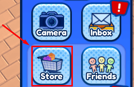 Gacha Online store button