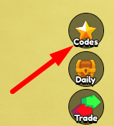 The Codes button in Backroom Tower Defense