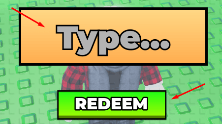 The "Type" box and REDEEM button in Dont Get Caught For Hackers