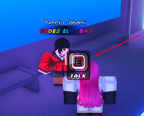 The Yumeko Jabami NPC in Anime Strike