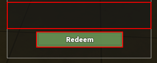 Naramo Nuclear Plant V2 enter codes box and redeem button