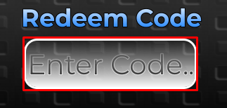 RNG SHOWDOWN enter codes box
