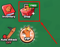 Capybara Evolution shop button