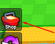The Shop button in Roll a Fisherman