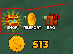 Slay a Slime RPG shop button