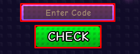 Build A Beehive enter code box and check button