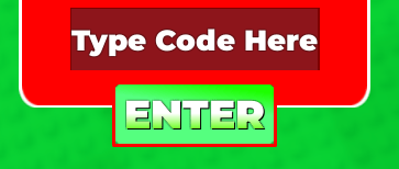 Weight Lifting enter codes box and enter button