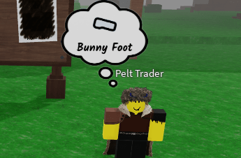 The Pelt Trader in 99 Nights in the Forest