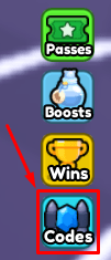 Jetpack Training codes button