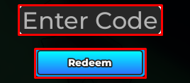 Kill Realistic NPCs simulator enter code box and redeem button