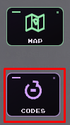 Bizarre codes button