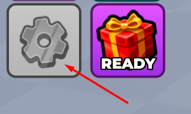 Gear icon in Spin For Free!