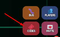 CODES button in Rust Blaster