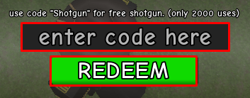 Save The People enter codes box and redeem button
