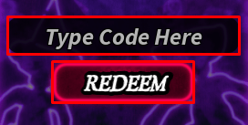 BEAR enter codes box and redeem button