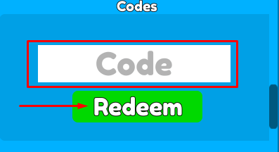 The codes section in Oldest T Tower Defense