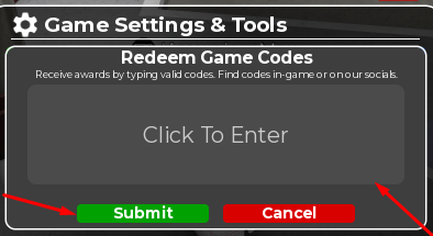 The Click To Enter box and Submit button in Philippines: Consolacion, Cebu