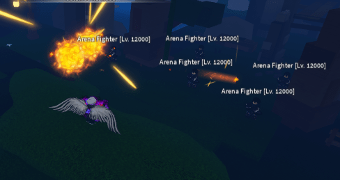 Flame Fruit's Z ability in Sailor Piece