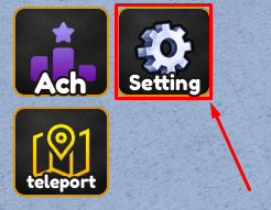 Skateboard Training setting button