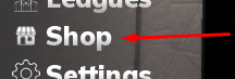 The Shop button in High School Football