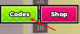 Codes button in Grapple Strike