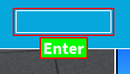 Popmart Store Simulator enter codes box and enter button