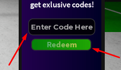 The Enter Code Here box and Redeem button in DriveMY