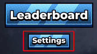 Build A Blue Lock Squad Settings button