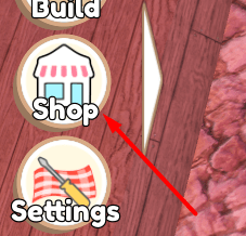 The Shop button in Picnics n Plushies