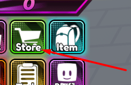 The Store button in Anime Conquest Simulator