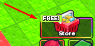 The Store button in Lucky Block Smash Drop!