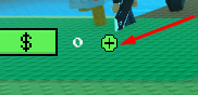 The + icon in cavity