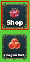 Saiyan Incremental shop button