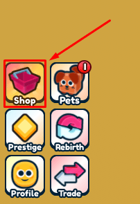 Rebirth Champions: Ultimate shop button