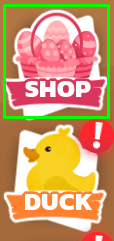 Duck Duck shop button