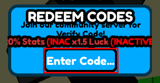 Dirt Incremental enter codes box
