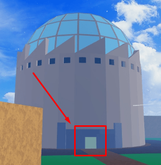 Blox Fruits Factory door example